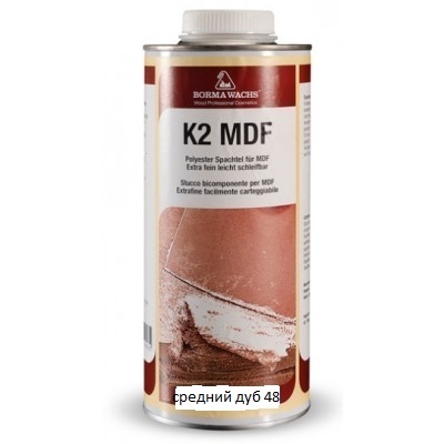 Шпатлевка полиэфирная Holzmasse средний дуб 48 MDF 820 мл
